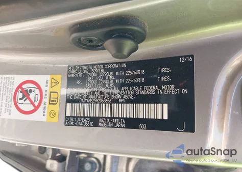 2017 Lexus Nx 200T z USA, uszkodzony, nr VIN JTJYARBZ5H2063656